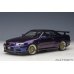 画像1: AUTOart 1/18 Nissan Skyline GT-R (R34) V-Spec II with BBS LM wheels (Midnight Purple III) (1)