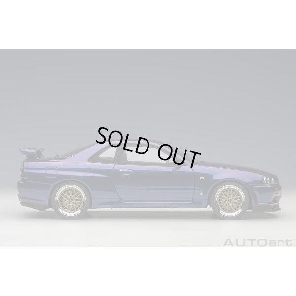 画像4: AUTOart 1/18 Nissan Skyline GT-R (R34) V-Spec II with BBS LM wheels (Midnight Purple III)