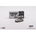 MINI GT 1/64 Mazda Miata MX-5 (NA) Tuning Version Silverstone Metallic Silver (LHD)