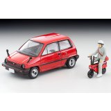 TOMYTEC 1/64 Limited Vintage NEO Honda City R (Red) with Motocompo '81