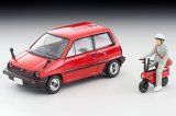TOMYTEC 1/64 Limited Vintage NEO Honda City R (Red) with Motocompo '81