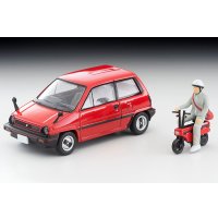 TOMYTEC 1/64 Limited Vintage NEO Honda City R (Red) with Motocompo '81