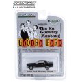 GREEN LiGHT EXCLUSIVE 1/64 1968 Ford Mustang Coupe `He Country Special` - Bill Goodro Ford, - Stealth Black