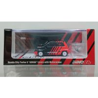 INNO Models 1/64 Honda City Turbo II "ADVAN" with MOTOCOMPO "ADVAN"
