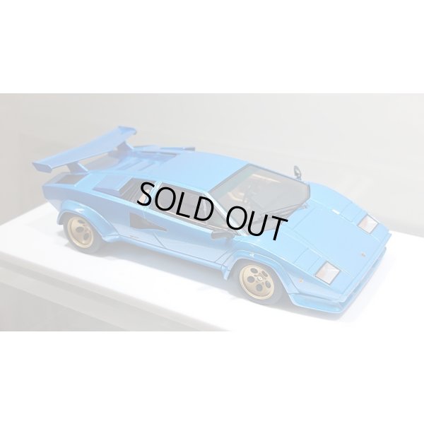 画像11: EIDOLON 1/43 Lamborghini Countach LP5000S 1982 with Rear wing Metallic Light Blue Limited 40 pcs.
