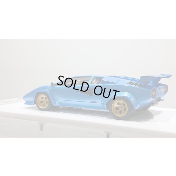 画像3: EIDOLON 1/43 Lamborghini Countach LP5000S 1982 with Rear wing Metallic Light Blue Limited 40 pcs.