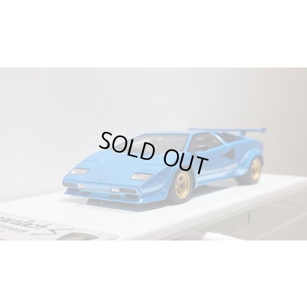 画像9: EIDOLON 1/43 Lamborghini Countach LP5000S 1982 with Rear wing Metallic Light Blue Limited 40 pcs.