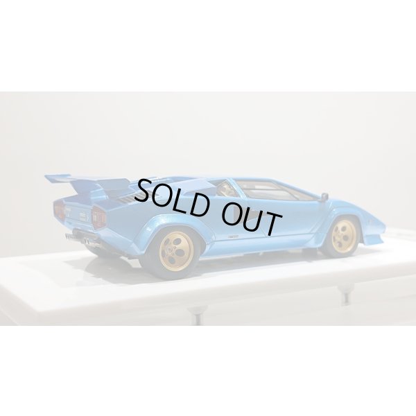 画像7: EIDOLON 1/43 Lamborghini Countach LP5000S 1982 with Rear wing Metallic Light Blue Limited 40 pcs.