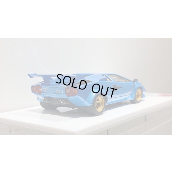 画像10: EIDOLON 1/43 Lamborghini Countach LP5000S 1982 with Rear wing Metallic Light Blue Limited 40 pcs.