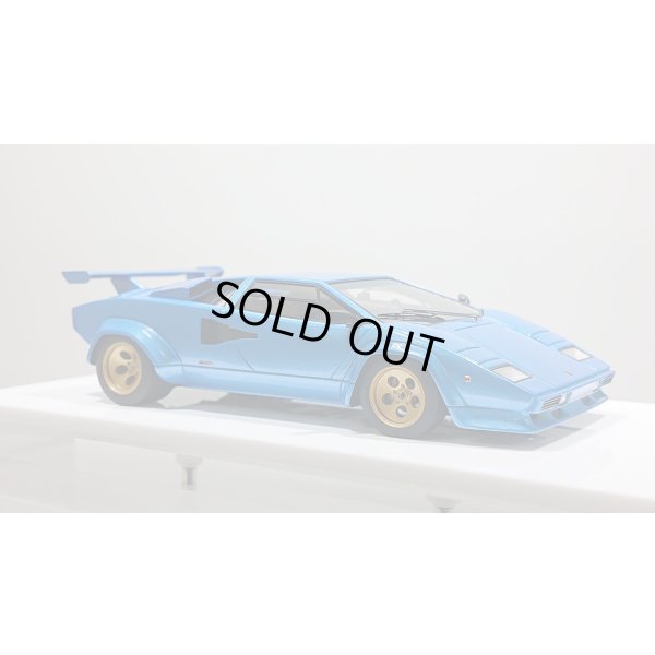 画像5: EIDOLON 1/43 Lamborghini Countach LP5000S 1982 with Rear wing Metallic Light Blue Limited 40 pcs.