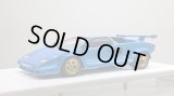 EIDOLON 1/43 Lamborghini Countach LP5000S 1982 with Rear wing Metallic Light Blue Limited 40 pcs.