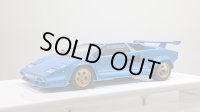 EIDOLON 1/43 Lamborghini Countach LP5000S 1982 with Rear wing Metallic Light Blue Limited 40 pcs.