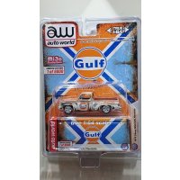auto world 1/64 1978 Chevrolet Silverado Fleetside Gulf White 錆塗装