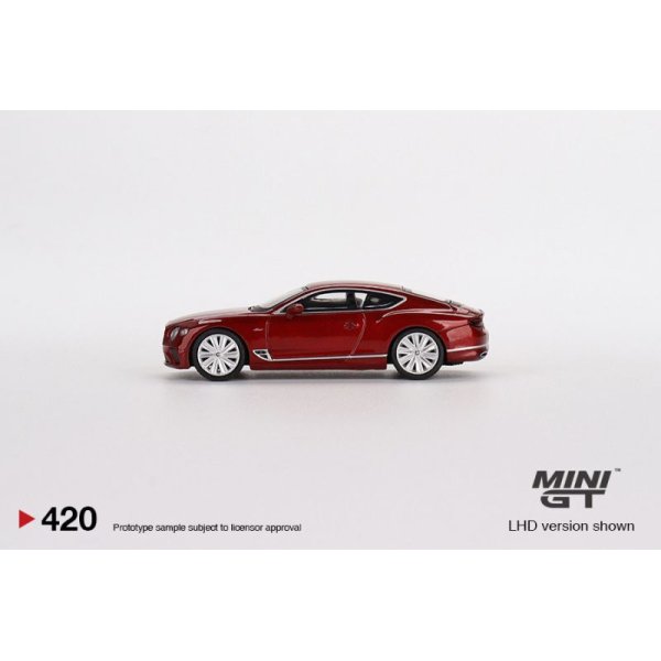 画像3: MINI GT 1/64 Bentley Continental GT Speed 2022 Candy Red (RHD)