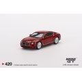 MINI GT 1/64 Bentley Continental GT Speed 2022 Candy Red (LHD)