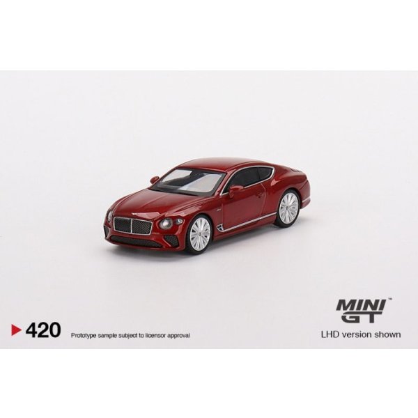 画像1: MINI GT 1/64 Bentley Continental GT Speed 2022 Candy Red (LHD)