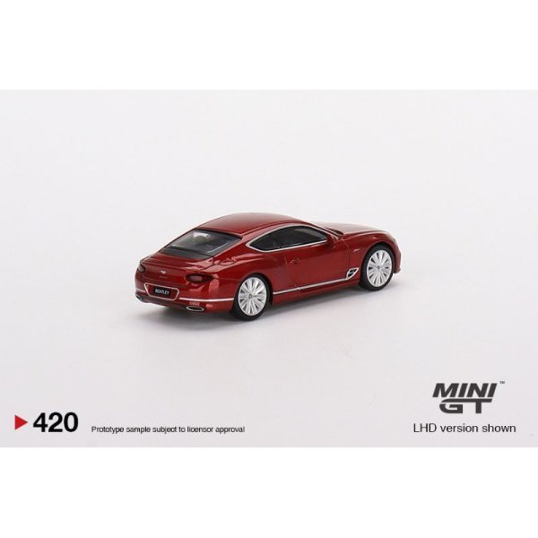 画像2: MINI GT 1/64 Bentley Continental GT Speed 2022 Candy Red (LHD)