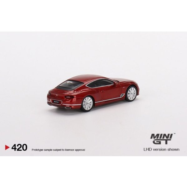 画像2: MINI GT 1/64 Bentley Continental GT Speed 2022 Candy Red (LHD)
