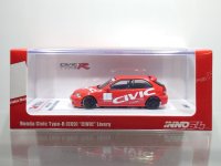 INNO Models 1/64 Honda Civic Type-R (EK9) "CIVIC" Red