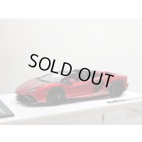EIDOLON 1/43 Lamborghini Aventador LP780-4 Ultimae Roadster 2021 (Dianthus Wheel) Rosso Ephesto / Rosso Metis Limited 100 pcs.