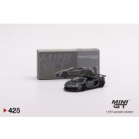 MINI GT 1/64 Lamborghini Aventador SVJ Roadster Grigio Telesto (RHD)