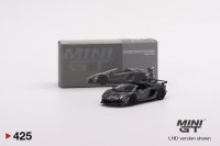 MINI GT 1/64 Lamborghini Aventador SVJ Roadster Grigio Telesto (RHD)