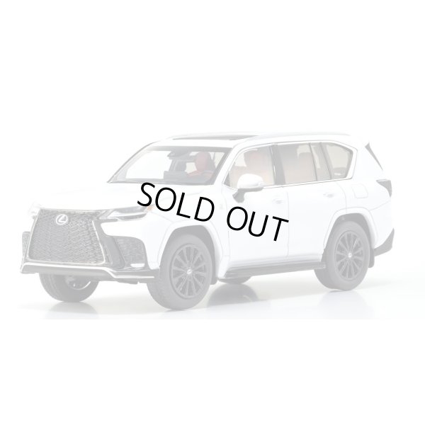 画像1: Kyosho Original 1/43 Lexus LX 600 F SPORT (White Nova GF/輸出専用車LHD)
