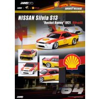 INNO Models 1/64 Nissan Silvia S13 V2 PANDEM ROCKET BUNNY "Shell"