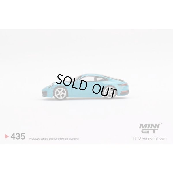 画像3: MINI GT 1/64 Porsche 911 (992) Carrera S Miami Blue (RHD)