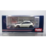 Hobby JAPAN 1/64 Honda CIVIC Type R (EK9) /Custom Version with Engine Display Model Championship White