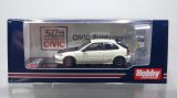 Hobby JAPAN 1/64 Honda CIVIC Type R (EK9) /Custom Version with Engine Display Model Championship White