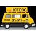画像4: TOMYTEC 1/64 Limited Vintage Subaru Sambar Light Van Hot Dog Shop (Yellow/Black) with Figure