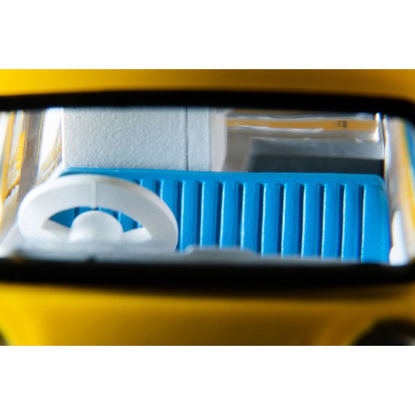 画像7: TOMYTEC 1/64 Limited Vintage Subaru Sambar Light Van Hot Dog Shop (Yellow/Black) with Figure