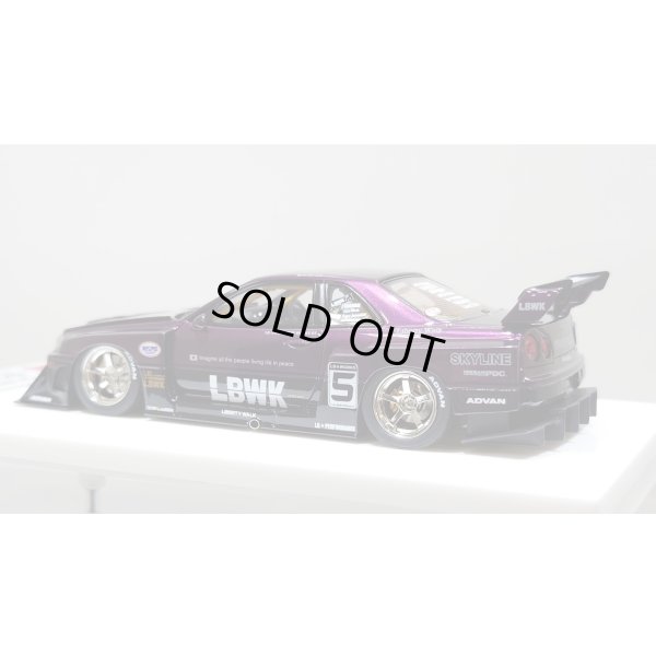 画像3: EIDOLON 1/43 LB-ER34 Super Silhouette SKYLINE Alba Cielo / Black Tow-tone color Limited 35 pcs.