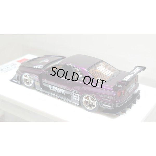 画像12: EIDOLON 1/43 LB-ER34 Super Silhouette SKYLINE Alba Cielo / Black Tow-tone color Limited 35 pcs.