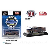 M2 Machines 1/64 1975 Chevrolet Silverado Chevrolet Equipment Blue / Weathered