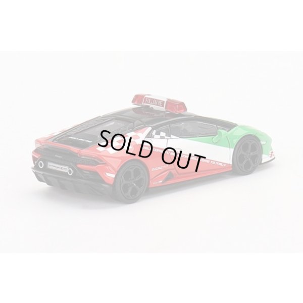 画像2: MINI GT 1/64 Lamborghini Huracán EVO Bologna Airport 2020 Follow Me Car (LHD)