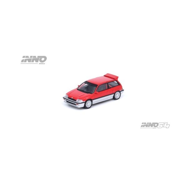 画像2: INNO Models 1/64 Honda Civic Si E-AT Red/Silver