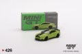 MINI GT 1/64 LB WORKS Ford Mustang Glover Lime (LHD)