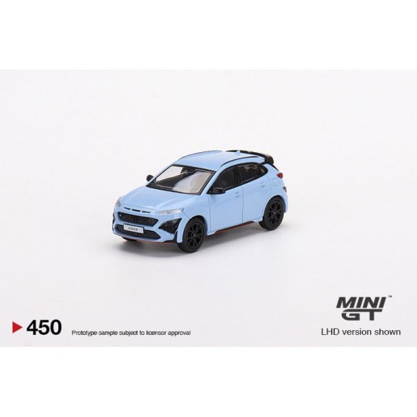 画像1: MINI GT 1/64 Hyundai Kona N Performance Blue (LHD)