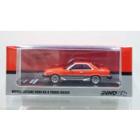 INNO Models 1/64 NISSAN SKYLINE 2000 TURBO RS-X (DR30) Red/Silver