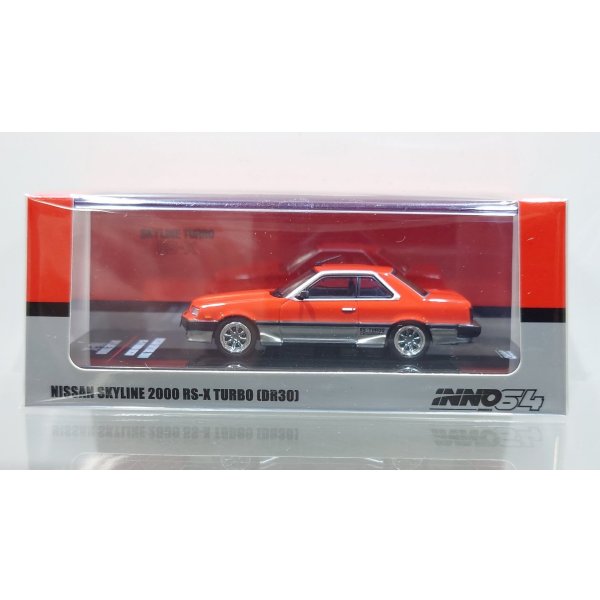 画像1: INNO Models 1/64 NISSAN SKYLINE 2000 TURBO RS-X (DR30) Red/Silver