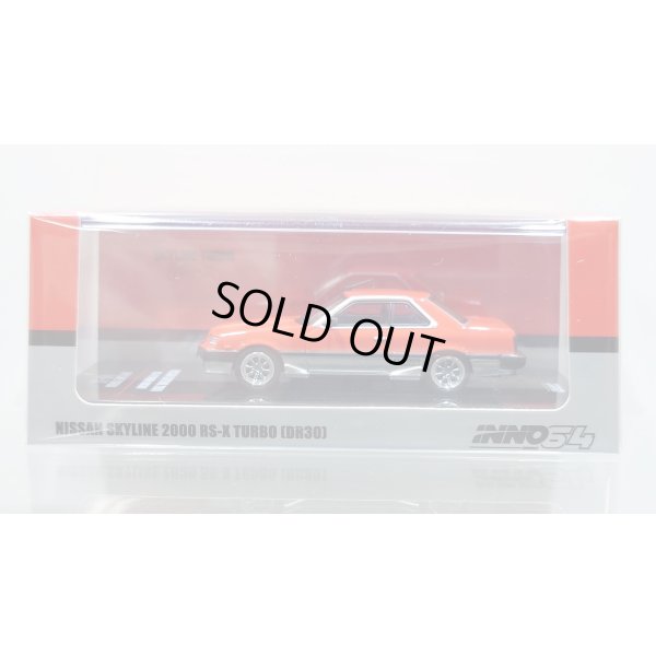 画像1: INNO Models 1/64 NISSAN SKYLINE 2000 TURBO RS-X (DR30) Red/Silver