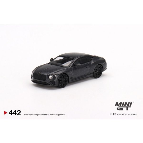 画像1: MINI GT 1/64 Bentley Continental GT Speed 2022 Anthracite Satin (RHD)