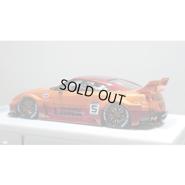 画像3: EIDOLON 1/43 LB-Silhouette WORKS GT 35GT-RR  Arancio Pearl / Vino Rosso Tow-tone color Limited 35 pcs.