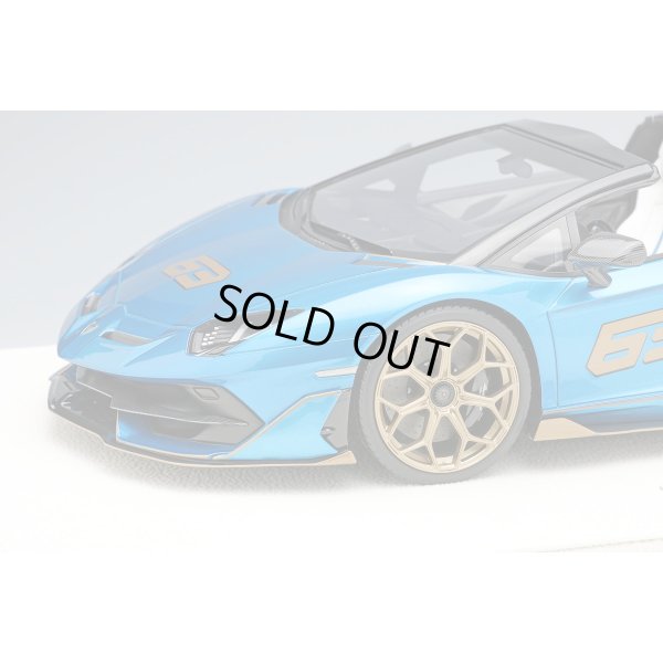 画像6: EIDOLON 1/18 Lamborghini Aventador SVJ 63 Roadster 2019 Blu Urano Limited 63 pcs.