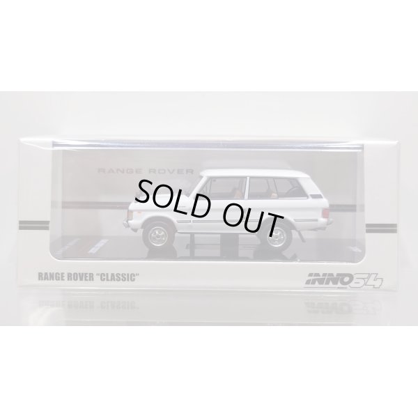 画像1: INNO Models 1/64 Range Rover Classic White