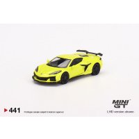 MINI GT 1/64 Chevrolet Corvette Z06 2023 Accelerate Yellow (LHD)