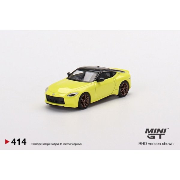 画像1: MINI GT 1/64 Nissan Z Protospec 2023 Ikazuchi Yellow (RHD)