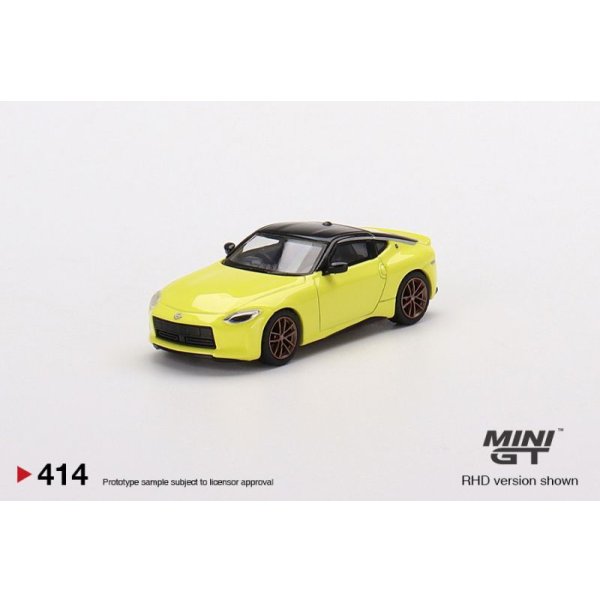 画像1: MINI GT 1/64 Nissan Z Protospec 2023 Ikazuchi Yellow (RHD)